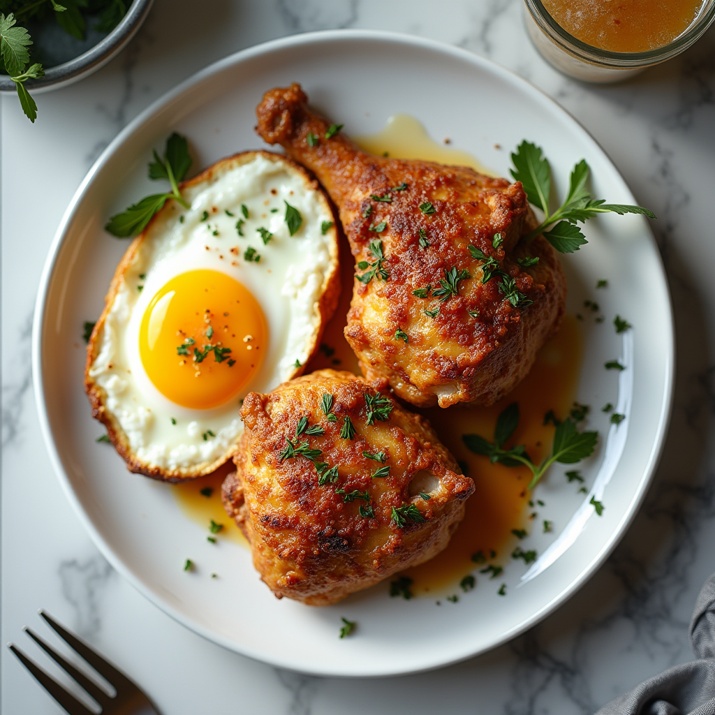 chicken and eggs