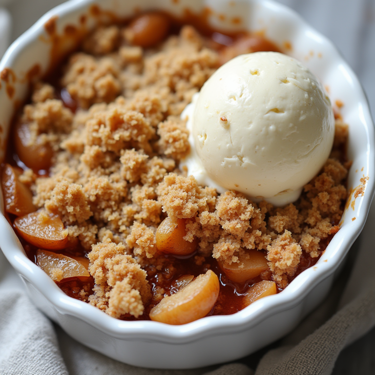 healthy apple crumble recipe