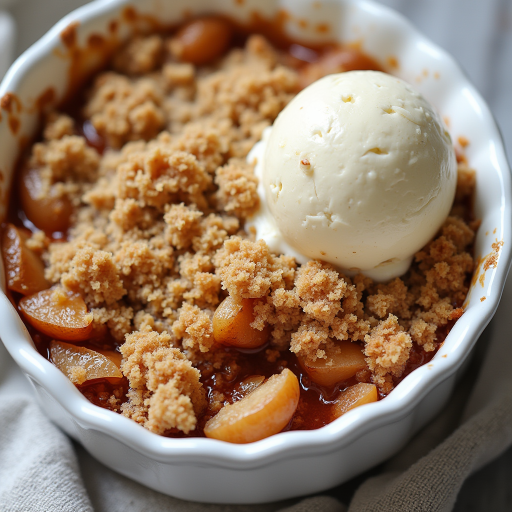 healthy apple crumble recipe